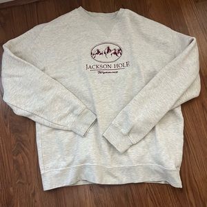 Jackson Hole Wyoming crewneck sweatshirt